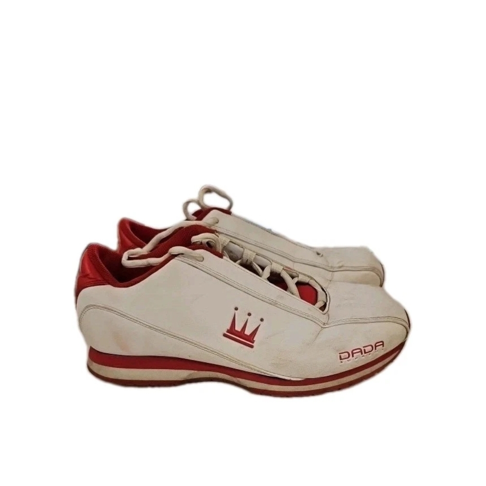 Dada Supreme White and Red Sneakers